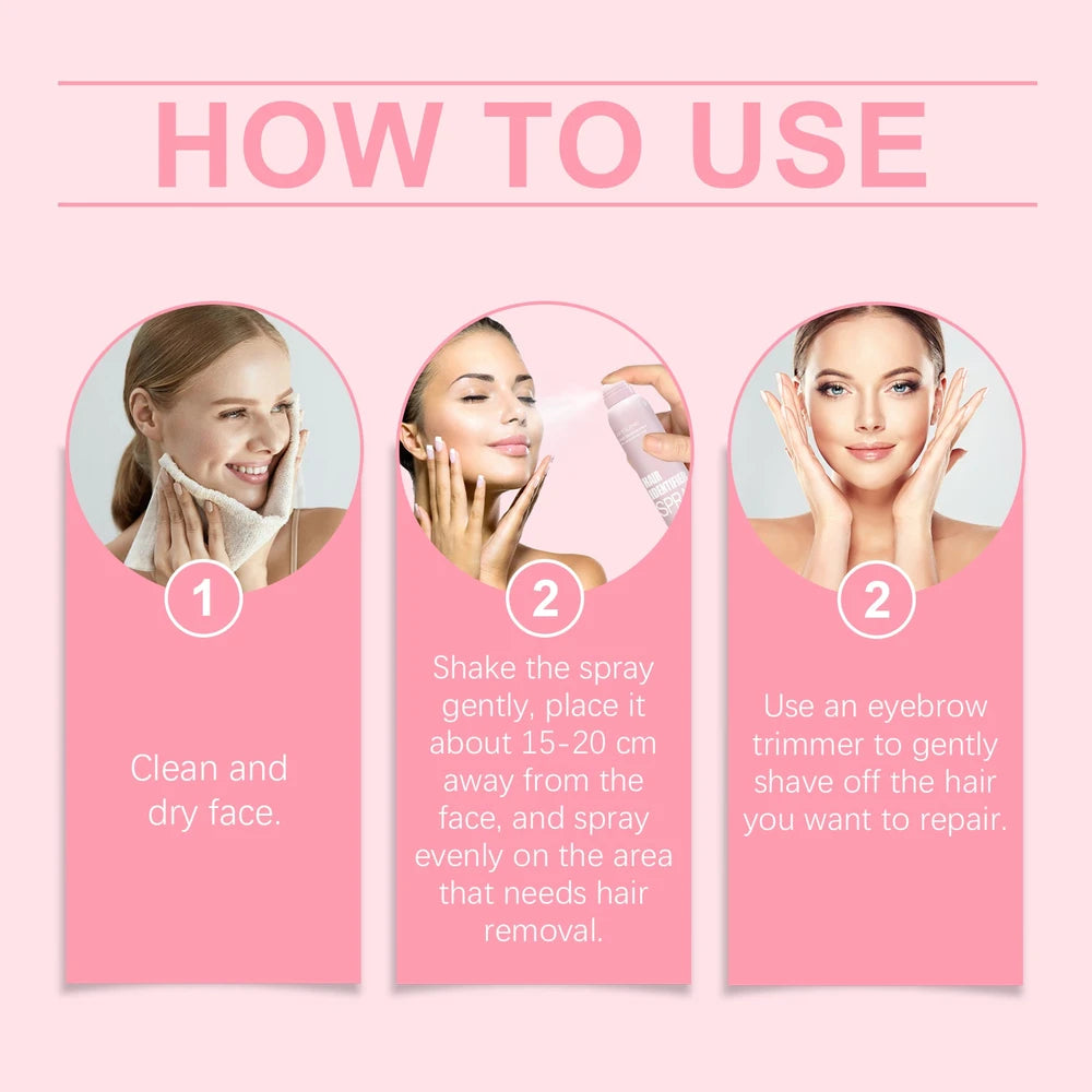 Jaysuing Facial Hair Removal Spray | More.mu